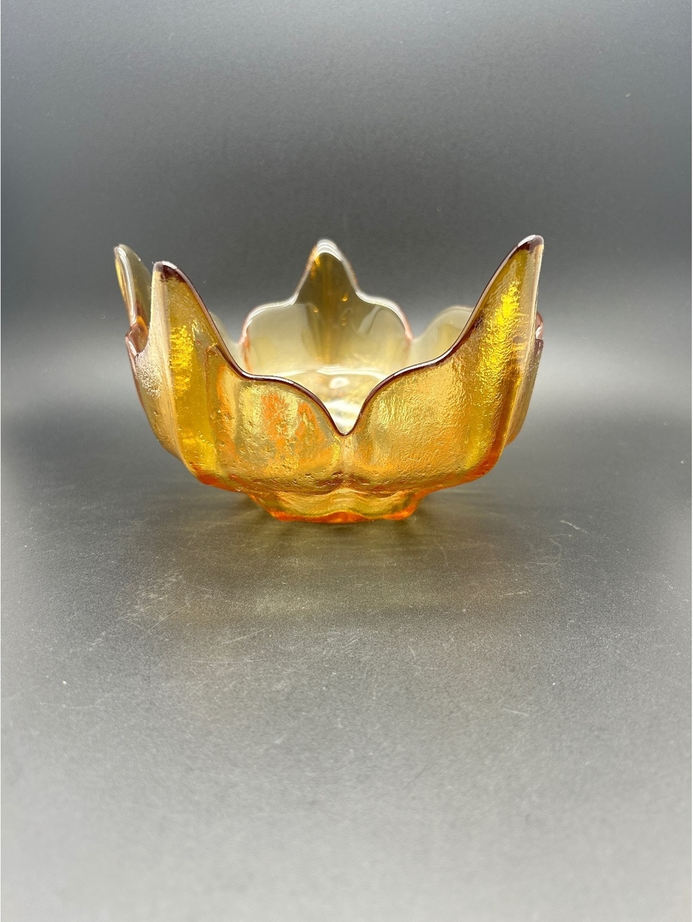 Viking Epic Lotus “Stockholm” Bowl in Amber